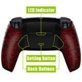 eXtremeRate Remappable RISE V3 Remap Kit for PS5 Controller BDM-030/040/050 - Textured Red - XPFP3042G4