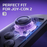 eXtremeRate Replacement 3D Joystick for Nintendo Switch 2 Joycon - Clear Atomic Purple - LRLNTM005