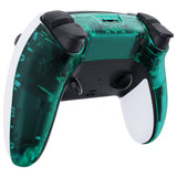 eXtremeRate Emerald Green Custom Back Housing Bottom Shell Compatible with ps5 Edge Controller, DIY Replacement Back Shell Cover Compatible with ps5 Edge Controller - DQZEGM005