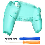 eXtremeRate Emerald Green Custom Back Housing Bottom Shell Compatible with ps5 Controller, Replacement Back Shell Cover Compatible with ps5 Controller - DPFM5009