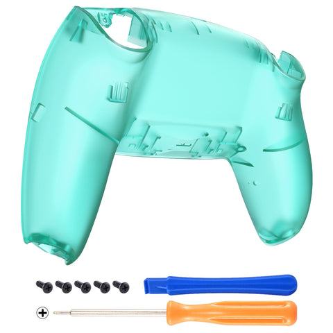 eXtremeRate Emerald Green Custom Back Housing Bottom Shell Compatible with ps5 Controller, Replacement Back Shell Cover Compatible with ps5 Controller - DPFM5009