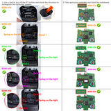 eXtremeRate Emerald Green Custom Back Housing Bottom Shell Compatible with ps5 Controller, Replacement Back Shell Cover Compatible with ps5 Controller - DPFM5009