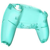 eXtremeRate Emerald Green Custom Back Housing Bottom Shell Compatible with ps5 Controller, Replacement Back Shell Cover Compatible with ps5 Controller - DPFM5009