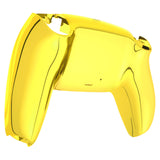 eXtremeRate Custom Back Housing Bottom Shell for PS5 Controller BDM-010/020/030/040/050/060 - Chrome Gold - DPFD4001G2