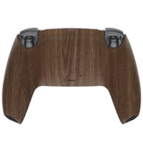 eXtremeRate Custom Back Housing Bottom Shell for PS5 Controller BDM-010/020/030/040/050/060 - Wood Grain - DPFS2001G2