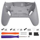 eXtremeRate Replacement Bottom Shell for Nintendo Switch 2 Pro Controller - New Hope Gray - DVSPTM008