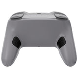 eXtremeRate Replacement Bottom Shell for Nintendo Switch 2 Pro Controller - New Hope Gray - DVSPTM008
