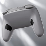 eXtremeRate Replacement Bottom Shell for Nintendo Switch 2 Pro Controller - New Hope Gray - DVSPTM008