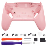 eXtremeRate Replacement Bottom Shell for Nintendo Switch 2 Pro Controller - Puffy Pink - DVSPTM006