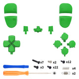 eXtremeRate Replacement D-pad R1 L1 R2 L2 Triggers Share Options Home Face Buttons Compatible with ps5 Edge Controller, Green Full Set Buttons Compatible with ps5 Edge Controller - JXTEGP011