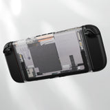 eXtremeRate Replacement DIY Rear Back Plate for Nintendo Switch 2 Handheld Console  (Without Kickstand) - Clear - GLTNTM006