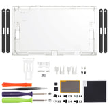eXtremeRate Replacement DIY Rear Back Plate for Nintendo Switch 2 Handheld Console  (Without Kickstand) - Glow in Dark - Green - GLTNTM007