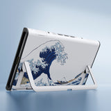 eXtremeRate Replacement DIY Rear Back Plate for Nintendo Switch 2 Handheld Console  (Without Kickstand) - The Great Wave - GLTNTT001