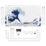 eXtremeRate Replacement DIY Rear Back Plate for Nintendo Switch 2 Handheld Console  (Without Kickstand) - The Great Wave - GLTNTT001