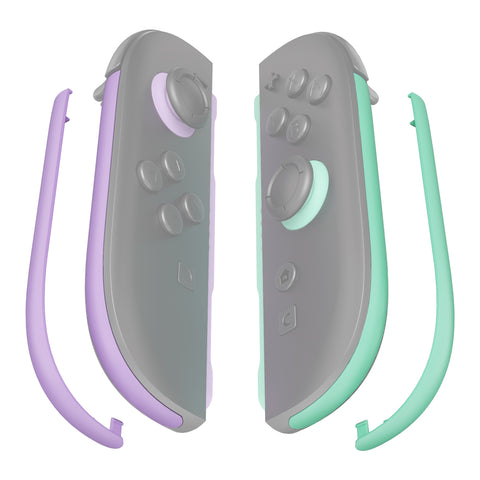 eXtremeRate Replacement Decorative Strips for Joycon 2 of Nintendo Switch 2 - Purple & Green - CULNTM015