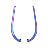 eXtremeRate Replacement Decorative Strips for Joycon 2 of Nintendo Switch 2 - Chameleon Purple Blue - CULNTP001