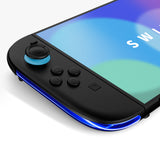 eXtremeRate Replacement Decorative Strips for Joycon 2 of Nintendo Switch 2 - Chrome Blue - CULNTD004