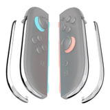 eXtremeRate Replacement Decorative Strips for Joycon 2 of Nintendo Switch 2 - Chrome Silver - CULNTD002