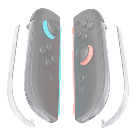 eXtremeRate Replacement Decorative Strips for Joycon 2 of Nintendo Switch 2 - Clear - CULNTM006