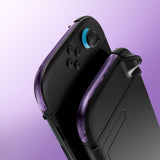 eXtremeRate Replacement Decorative Strips for Joycon 2 of Nintendo Switch 2 - Clear Atomic Purple - CULNTM001