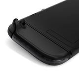 eXtremeRate Replacement Decorative Strips for Joycon 2 of Nintendo Switch 2 - Clear Slate Black - CULNTM002