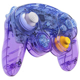 eXtremeRate Gradient Translucent Bluebell Replacement Faceplate Backplate with Buttons for Nintendo GameCube Controller - GCNP3007