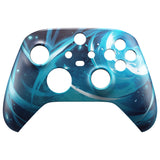 eXtremeRate Aero Slash Magic Replacement Part Faceplate, Housing Shell Case for Xbox Series S & Xbox Series X Controller Accessories - Controller NOT Included - FX3T209