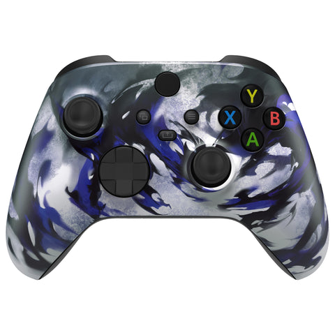 eXtremeRate Shadow Magic Replacement Part Faceplate, Housing Shell Case for Xbox Series S & Xbox Series X Controller Accessories - Controller NOT Included - FX3T206