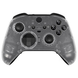 eXtremeRate Glow in Dark - Green Faceplate Cover, Front Housing Shell Case Replacement Kit for Xbox One Elite Series 2 Controller Model 1797 and Core Model 1797 - Thumbstick Accent Rings Included - ELM511