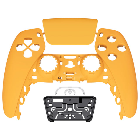 eXtremeRate DIY Replacement Front Housing Shell with Touchpad for PS5 Controller BDM-010/020/030/040/050/060 - Caution Yellow - ZPFP3010G4