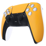 eXtremeRate DIY Replacement Front Housing Shell with Touchpad for PS5 Controller BDM-010/020/030/040/050/060 - Caution Yellow - ZPFP3010G4