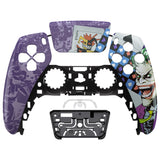 eXtremeRate DIY Replacement Front Housing Shell with Touchpad for PS5 Controller BDM-010/020/030/040/050/060 - Clown Cards - ZPFT1012G4