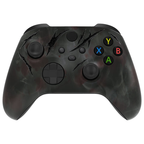 eXtremeRate Blood Mist Replacement Faceplate Housing Shell Case for Xbox Series X & S Controller - FX3K002