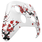 eXtremeRate Winter Blossom Replacement Part Faceplate, Housing Shell Case for Xbox Series S & Xbox Series X Controller Accessories - Controller NOT Included - FX3T201