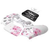 eXtremeRate Replacement Front Housing Shell with Touch Pad Cover for PS5 Controller BDM-010/020/030/040/050/060 - Cherry Blossom Whisper - ZPFT1110G4