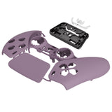 eXtremeRate Dark Grayish Violet Touchpad Front Housing Shell Compatible with ps5 Controller BDM-010/020/030/040/050, DIY Replacement Shell Custom Touch Pad Cover Faceplate Compatible with ps5 Controller - ZPFP3018G3