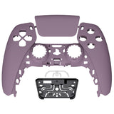 eXtremeRate Dark Grayish Violet Touchpad Front Housing Shell Compatible with ps5 Controller BDM-010/020/030/040/050, DIY Replacement Shell Custom Touch Pad Cover Faceplate Compatible with ps5 Controller - ZPFP3018G3
