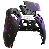 eXtremeRate Replacement Front Housing Shell with Touch Pad Cover for PS5 Controller BDM-010/020/030/040/050 - Glow in Dark - Cosmic Camo - ZPFT1109G3
