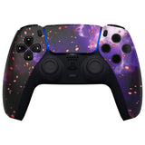 eXtremeRate Replacement Front Housing Shell with Touch Pad Cover for PS5 Controller BDM-010/020/030/040/050 - Glow in Dark - Cosmic Camo - ZPFT1109G3
