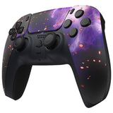 eXtremeRate Replacement Front Housing Shell with Touch Pad Cover for PS5 Controller BDM-010/020/030/040/050 - Glow in Dark - Cosmic Camo - ZPFT1109G3