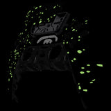eXtremeRate Replacement Front Housing Shell with Touch Pad Cover for PS5 Controller BDM-010/020/030/040/050 - Glow in Dark - Cosmic Camo - ZPFT1109G3