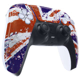 eXtremeRate Replacement Front Housing Shell with Touch Pad Cover for PS5 Controller BDM-010/020/030/040/050 - Impression UK Flag - ZPFT1054G3