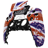 eXtremeRate Replacement Front Housing Shell with Touch Pad Cover for PS5 Controller BDM-010/020/030/040/050 - Impression UK Flag - ZPFT1054G3