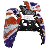 eXtremeRate Replacement Front Housing Shell with Touch Pad Cover for PS5 Controller BDM-010/020/030/040/050 - Impression UK Flag - ZPFT1054G3