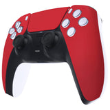 eXtremeRate Passion Red Touchpad Front Housing Shell Compatible with ps5 Controller BDM-010/020/030/040/050, DIY Replacement Shell Custom Touch Pad Cover Faceplate Compatible with ps5 Controller - ZPFP3021G3