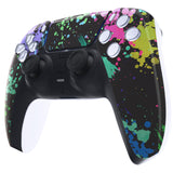 eXtremeRate Watercolour Splash Touchpad Front Housing Shell Compatible with ps5 Controller BDM-010/020/030/040/050, DIY Replacement Shell Custom Touch Pad Cover Compatible with ps5 Controller - ZPFT1042G3