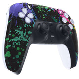 eXtremeRate Watercolour Splash Touchpad Front Housing Shell Compatible with ps5 Controller BDM-010/020/030/040/050, DIY Replacement Shell Custom Touch Pad Cover Compatible with ps5 Controller - ZPFT1042G3