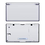 eXtremeRate Chrome Silver Replacement Full Housing Shell for Nintendo DS Lite, Custom Handheld Console Case Cover with Buttons, Screen Lens for Nintendo DS Lite NDSL - Console NOT Included - DSLD4002