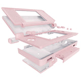 eXtremeRate Cherry Blossoms Pink Replacement Full Housing Shell for Nintendo DS Lite, Custom Handheld Console Case Cover with Buttons, Screen Lens for Nintendo DS Lite NDSL - Console NOT Included - DSLP3006