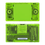 eXtremeRate Clear Lime Green Replacement Full Housing Shell for Nintendo DS Lite, Custom Handheld Console Case Cover with Buttons, Screen Lens for Nintendo DS Lite NDSL - Console NOT Included - DSLM5010